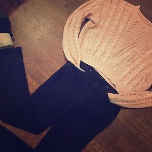 📣SALE📣 Pink crop top knitted. From forever 21